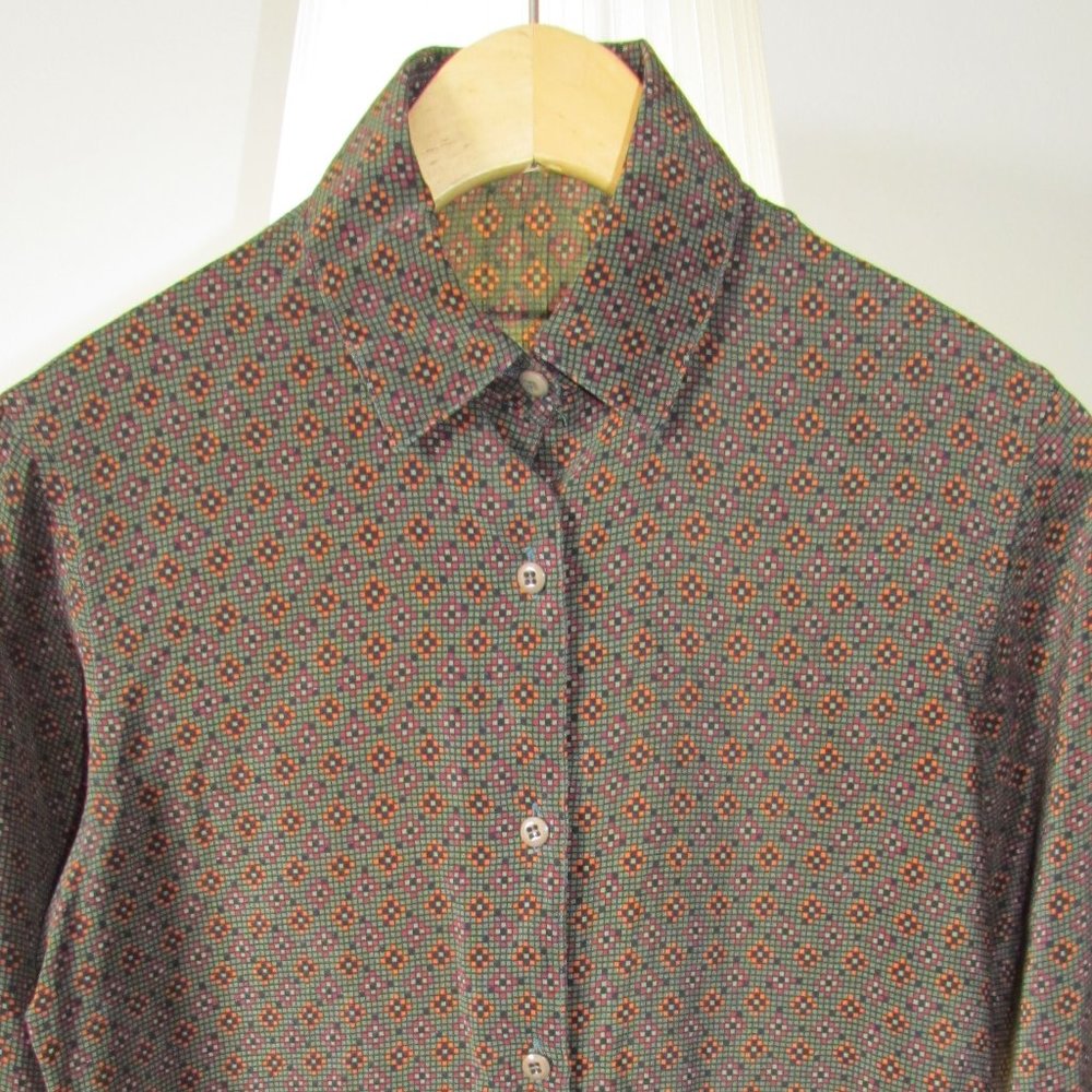 vintage Salvatore Ferragamo silk blouse